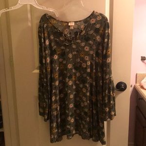 size L flower dress